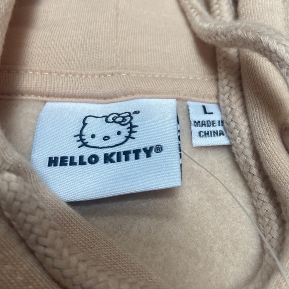 SANRIO HELLO KITTY NWT Size L Cream Hoodie - Picture 4 of 9
